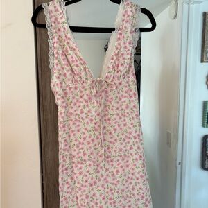 Stellah Pink Floral Nightgown